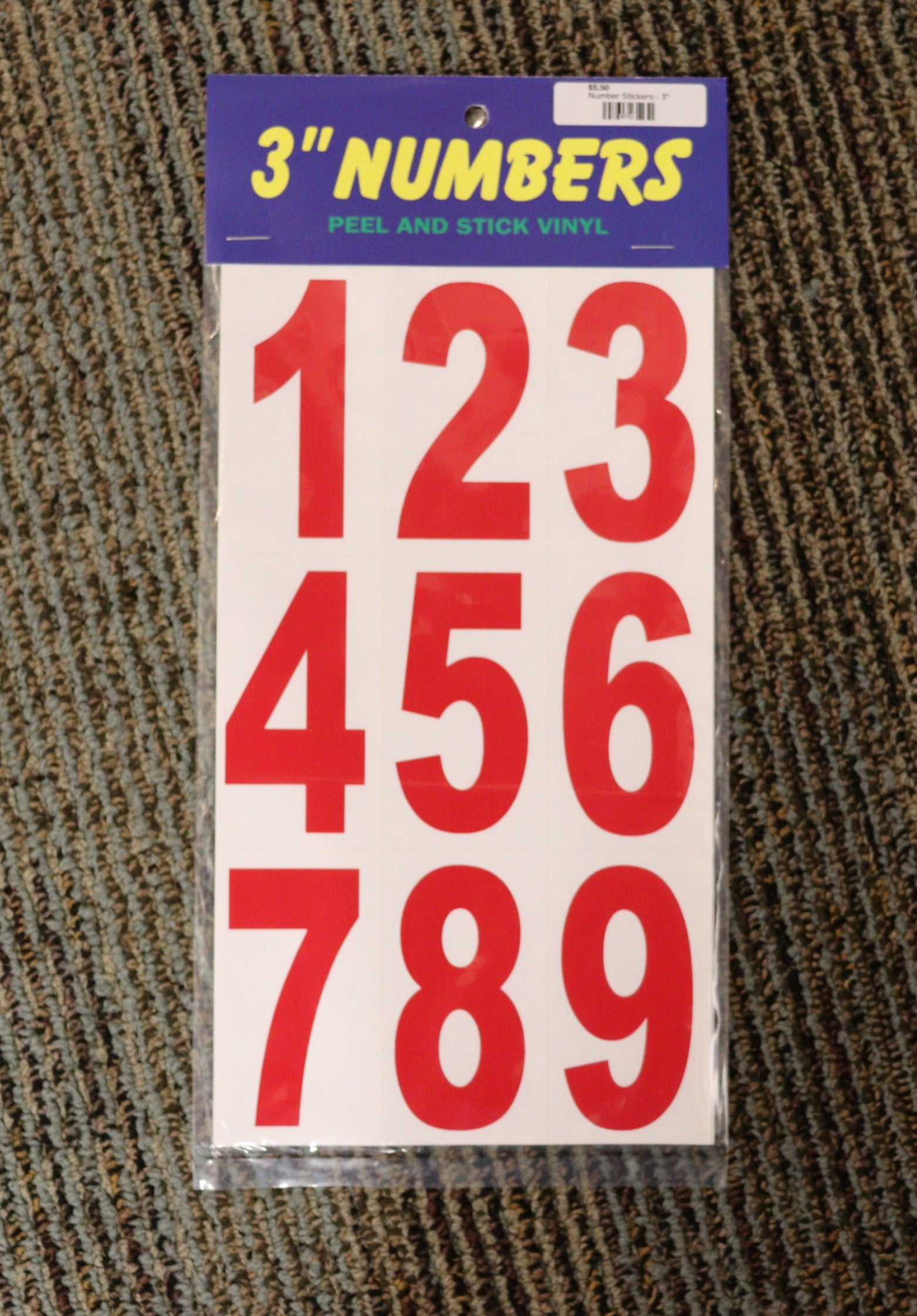 Number Stickers - 3